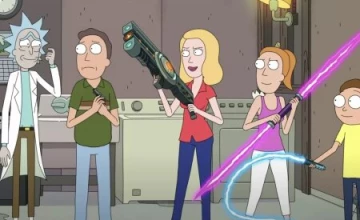 Кадры из мультсериала Рик и Морти