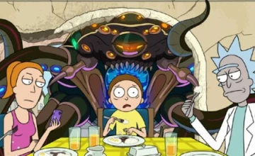 Кадры из мультсериала Рик и Морти