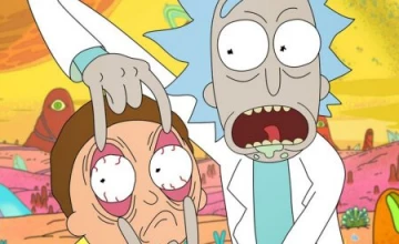 Кадры из мультсериала Рик и Морти