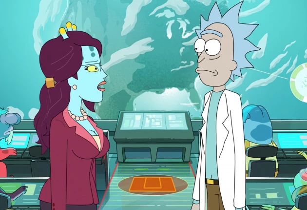 Кадры из мультсериала Рик и Морти