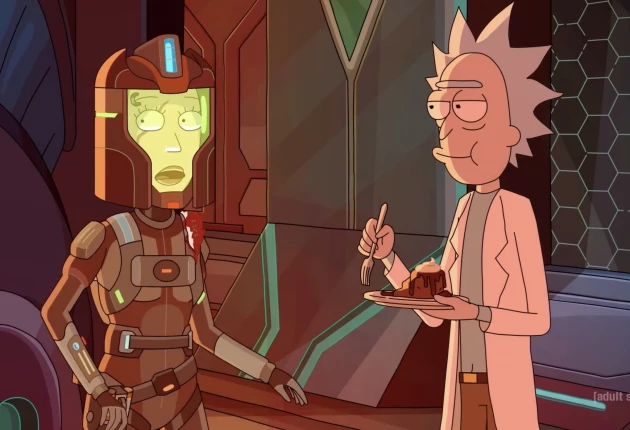 Кадры из мультсериала Рик и Морти
