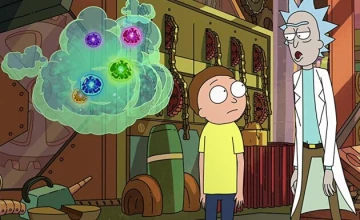 Кадры из мультсериала Рик и Морти
