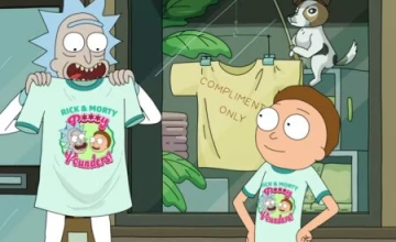 Кадры из мультсериала Рик и Морти