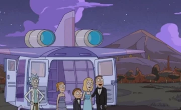 Кадры из мультсериала Рик и Морти