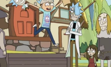 Кадры из мультсериала Рик и Морти