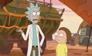 Кадры из мультсериала Рик и Морти
