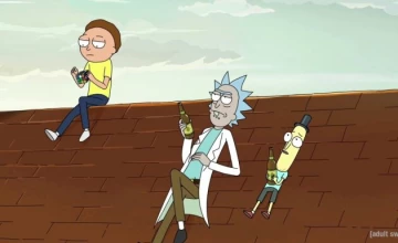 Кадры из мультсериала Рик и Морти
