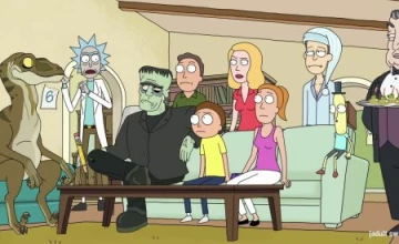 Кадры из мультсериала Рик и Морти