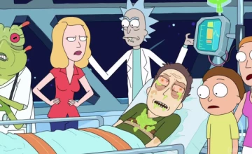 Кадры из мультсериала Рик и Морти