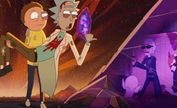 Кадры из мультсериала Рик и Морти