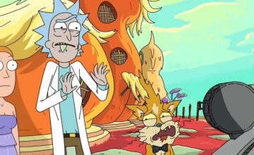 Кадры из мультсериала Рик и Морти