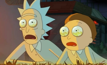 Кадры из мультсериала Рик и Морти