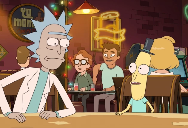 Кадры из мультсериала Рик и Морти