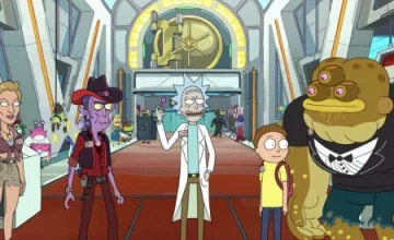Кадры из мультсериала Рик и Морти