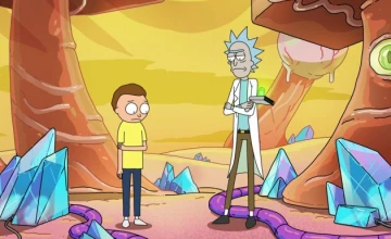 Кадры из мультсериала Рик и Морти