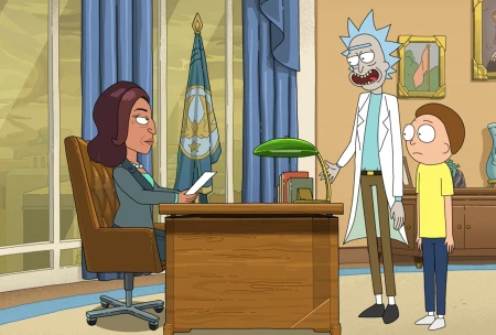 Кадры из мультсериала Рик и Морти