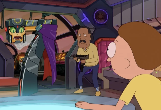 Кадры из мультсериала Рик и Морти