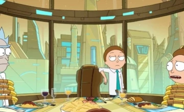 Кадры из мультсериала Рик и Морти