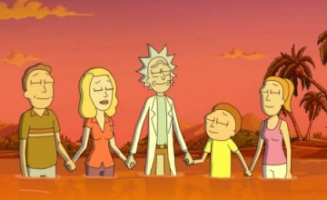 Кадры из мультсериала Рик и Морти