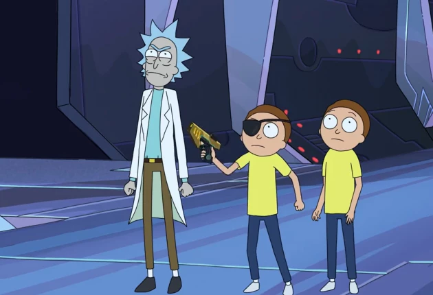 Кадры из мультсериала Рик и Морти