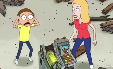 Кадры из мультсериала Рик и Морти