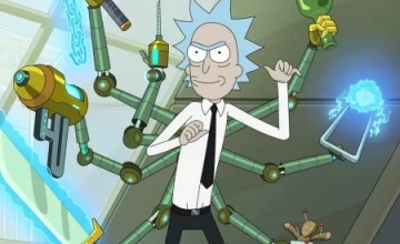 Кадры из мультсериала Рик и Морти