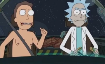 Кадры из мультсериала Рик и Морти