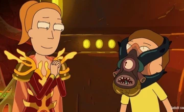 Кадры из мультсериала Рик и Морти