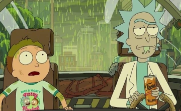 Кадры из мультсериала Рик и Морти