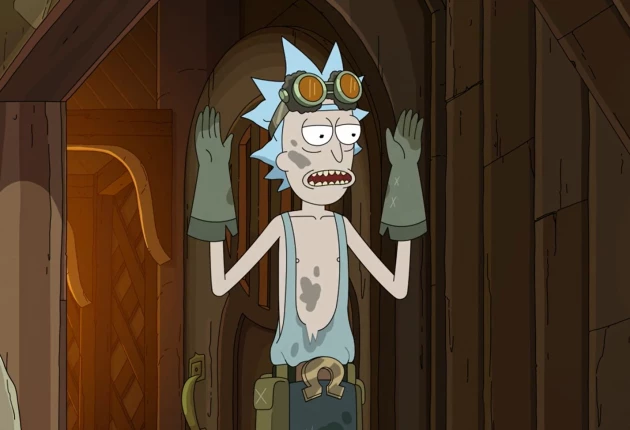 Кадры из мультсериала Рик и Морти