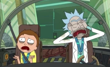 Кадры из мультсериала Рик и Морти