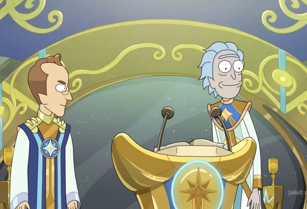 Кадры из мультсериала Рик и Морти