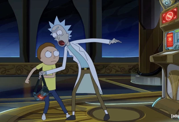 Кадры из мультсериала Рик и Морти