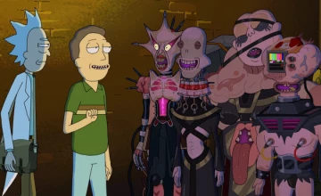 Кадры из мультсериала Рик и Морти