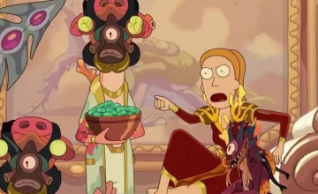 Кадры из мультсериала Рик и Морти