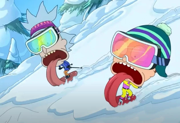 Кадры из мультсериала Рик и Морти