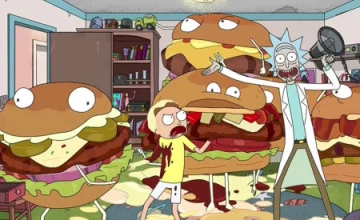 Кадры из мультсериала Рик и Морти