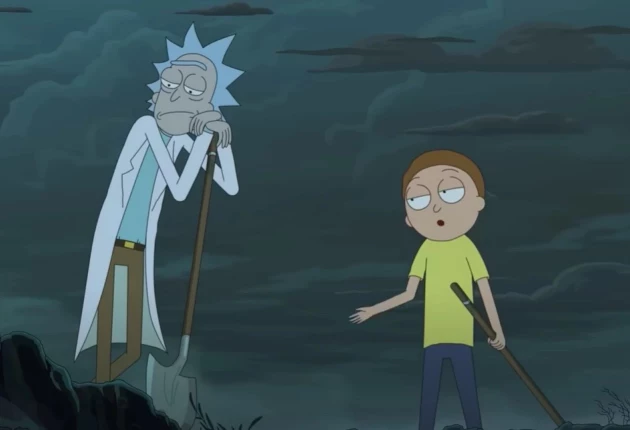 Кадры из мультсериала Рик и Морти