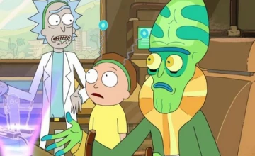 Кадры из мультсериала Рик и Морти