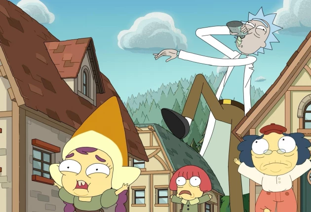 Кадры из мультсериала Рик и Морти