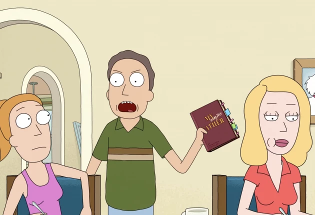 Кадры из мультсериала Рик и Морти