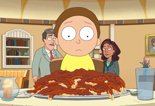 Кадры из мультсериала Рик и Морти