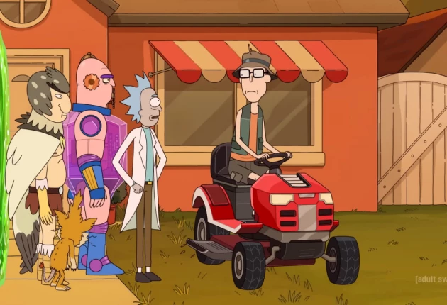 Кадры из мультсериала Рик и Морти