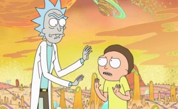 Кадры из мультсериала Рик и Морти