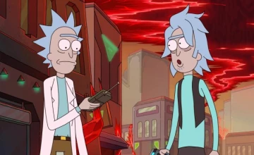 Кадры из мультсериала Рик и Морти
