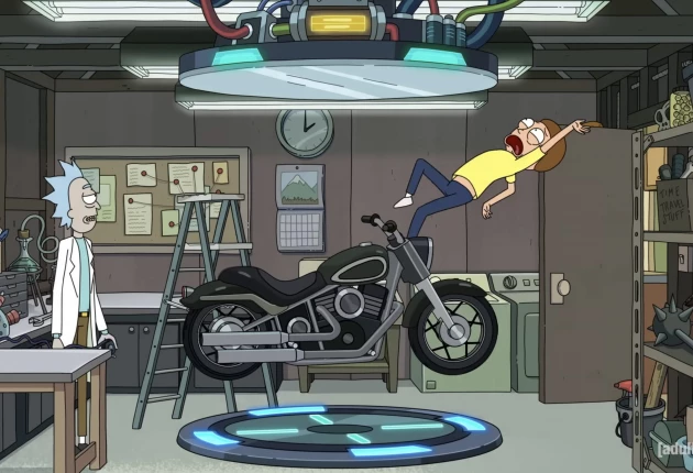 Кадры из мультсериала Рик и Морти