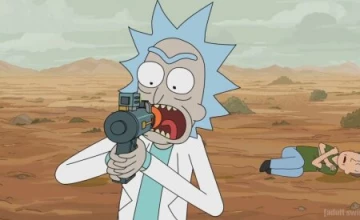 Кадры из мультсериала Рик и Морти