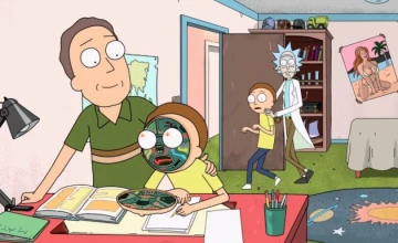 Кадры из мультсериала Рик и Морти