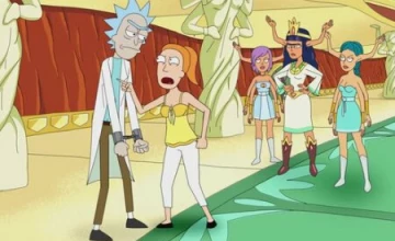 Кадры из мультсериала Рик и Морти