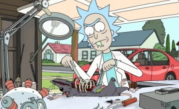 Кадры из мультсериала Рик и Морти
